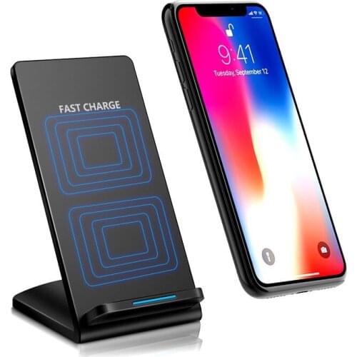 Fast Wireless Charger For Samsung S8/S8 Plus 5V/2A QI Fast Charger For iPhone 8 X Quick Charge Stand For Galaxy S6 S7 Edge