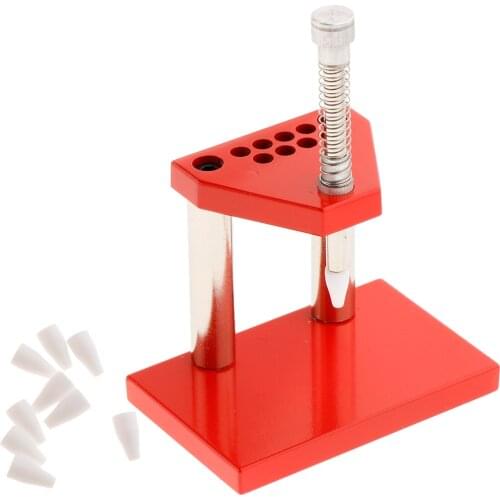 Watchmaker Watch Hand Presser Fitting Repair Tool with Plastic Tips
