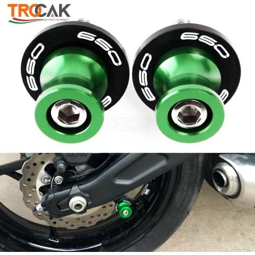For kawasaki Z650 Z 650 2017 2018 2019 2020 8MM Motorcycle accessories CNC Swingarm Spools slider stand screws