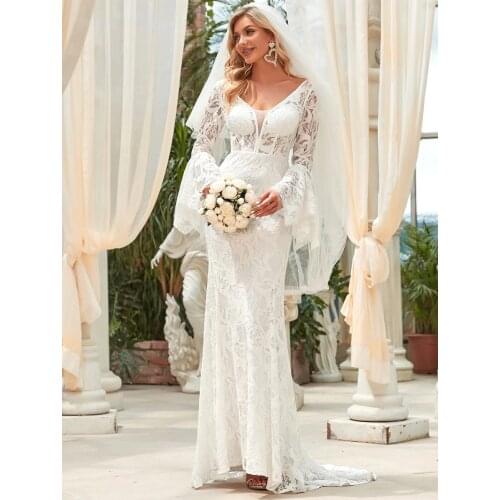 Hi Shy Bridal Mermaid Silhouette Wedding Dresses