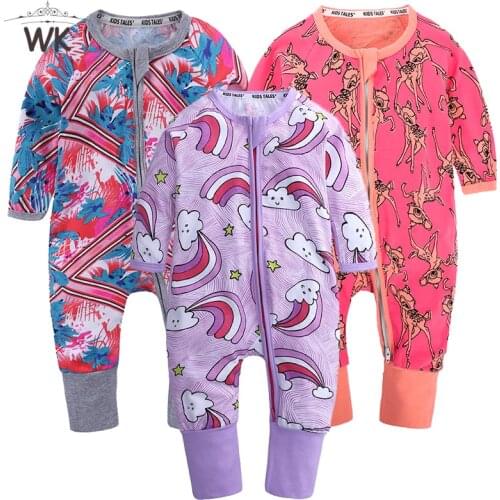Spring Autumn 3Pcs/set Cotton baby rompers newborn girl clothes Long Sleeve Jumpsuit roupas infantis menino Overalls Body suit