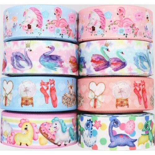 10 Yards 1" 25MM Grosgrain Ribbon Animal Printed Ribbon For Hair Bows DIY Crafts Handmade Accessories M20042002