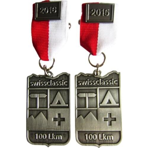 Hot single-sided engraving medal rectangular 3D medal k20035