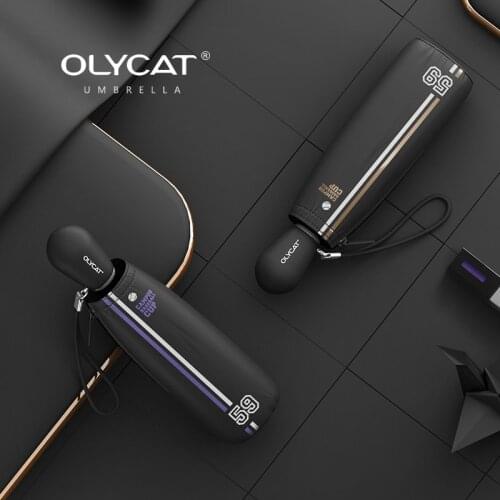 OLYCAT New Baseball Mini Umbrella Rain Women Ultralight Five Fold Sun Umbrella Girls Anti UV Parasol Clear Kids Umbrella Pocket