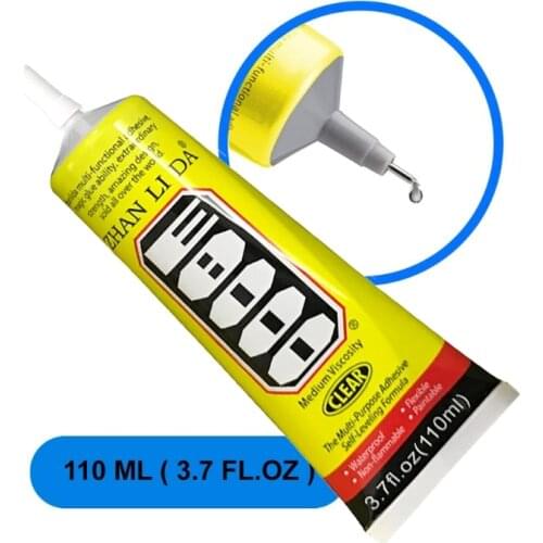 E-8000 110ml /15ml /50ml Glues Multipurpose Adhesives Super Glues Transparent Liquid Epoxy Glues For DIY Crafts Glass Phone Case