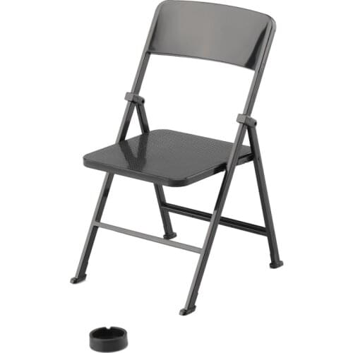 1/6 Chair Model Seat Folding Chair Stool for 12 inch Doll Prop Accessories Scene