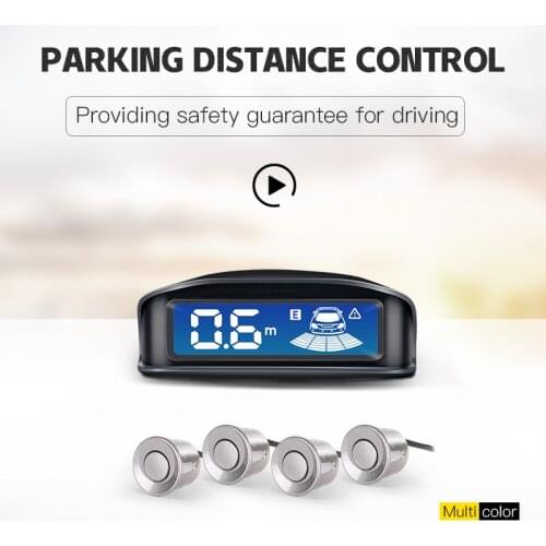 Auto Parktronic parkmaster Parking 4Sensor Reverse Backup Car ultrasonic Parking Reversing Radar System LED Backlight Display