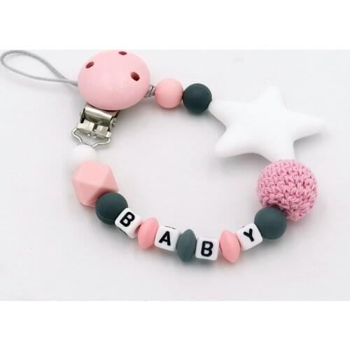 Personalized Name Pacifier Clips for Dropshipping