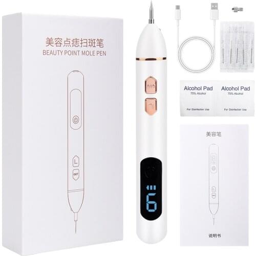 Plasma Mole Removal Pen Laser Pore Tatto Wart Removal Pen Beauty Care Tools Freckle Skin Tag Pimple Dot Spot Cleaning Machine