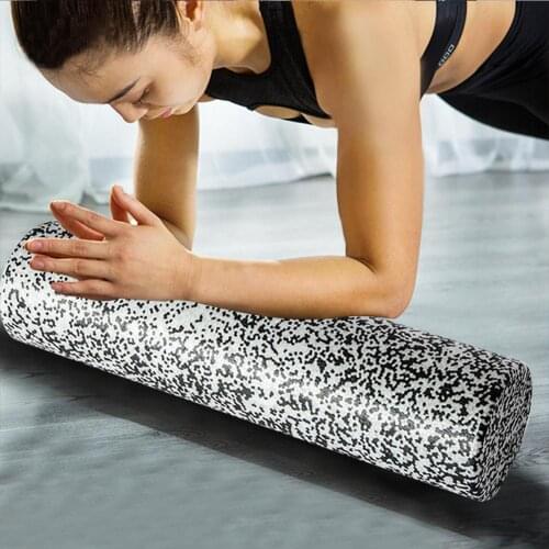 30/45/60cm Yoga Block Roller Eva Fitness Foam Roller Massage Pilates Body Exercises Gym With Trigger Points Training New