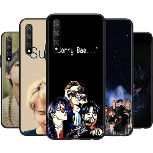 Silicone Cover Rap RM JIMIN JIN SUGA For Huawei Y9S Y6S Y8S Y8P Y9A Y7A Y7P Y5P Y7 Y6 Y5 Pro Prime 2019 2018 Phone Case