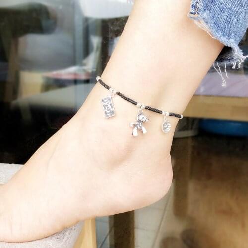 Simiry Bracelets On The Leg