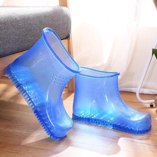 Foot Spa Bath Massager Home Spa High Tube Foot Bath Shoes Foot Washing Bubble Foot Artifact