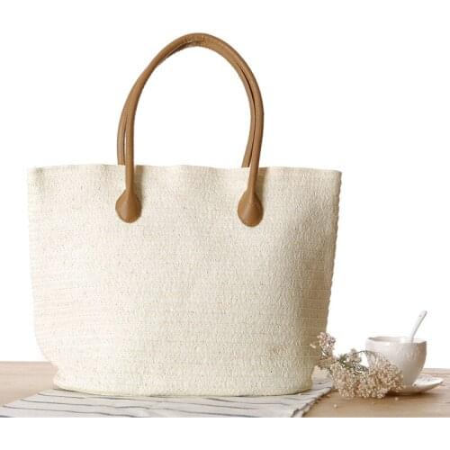 Yesetn Bag 04112021 Ladies new style straw woven bag single shoulder bag fashion simple Travel Beach bag