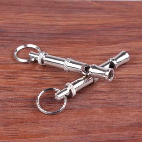 Dog Training Whistle Ultrasonic Supersonic Sound Pitch Quiet Trainning Whistles Cat Dog Training Obedience Metal Whistle Tool