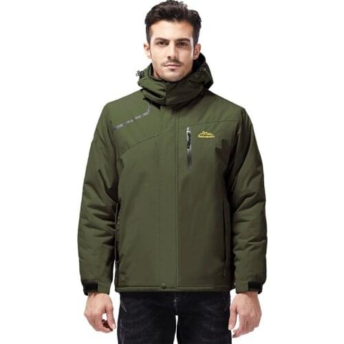 Outdoor Men Windproof And Waterproof Ski Mountaineering Suit Warm Autumn And Winter Ski Coat