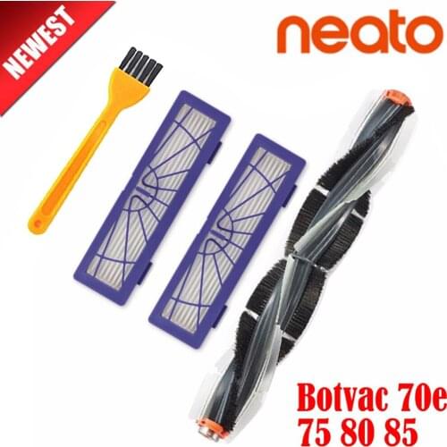 Generic combo Brush blade brush and bristle brush Beater+2Pcs dust filter hepa for Neato Botvac 70e 75 80 85 robot Cleaners