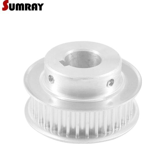 SUMRAY Keyway Timing Pulley 5M 36T 12/14/15/19/20mm bore keyway diameter 4/5/6mm 16/21mm width Synchronous Pulley Wheel