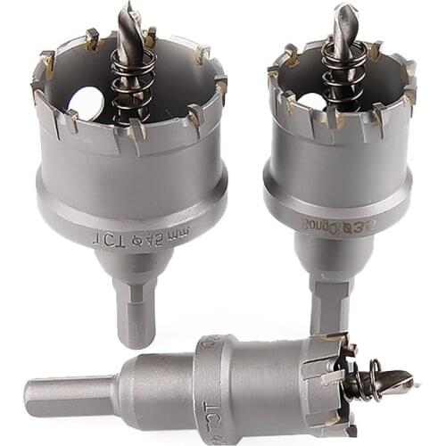 1Pcs 115-150mm Core Drill Bit Stainless Steel Hole Saw TCT Carbide Tip Drill Bit Metal Cutting Drilling Power Tools