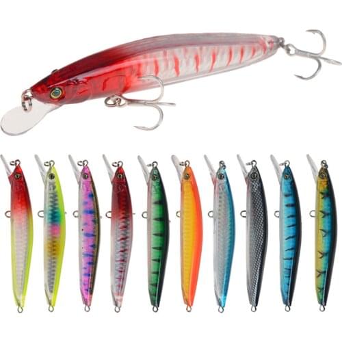 1Pcs Minnow Fishing Lures Hard Bait 11cm 13g Jig wobbler Bass Pike Lure Plastic Artificial Baits for Fishing Tackle Crankbait