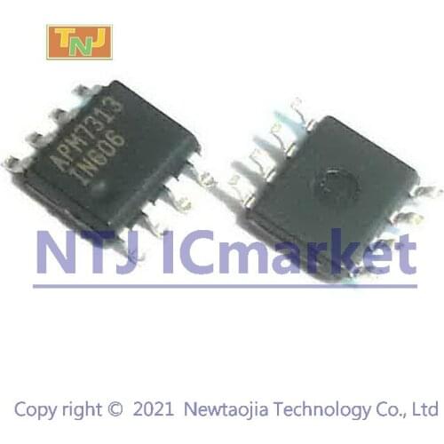 50 PCS APM7313 SOIC-8 APM7313KC-TRL Dual N-Channel Enhancement Mode MOSFET