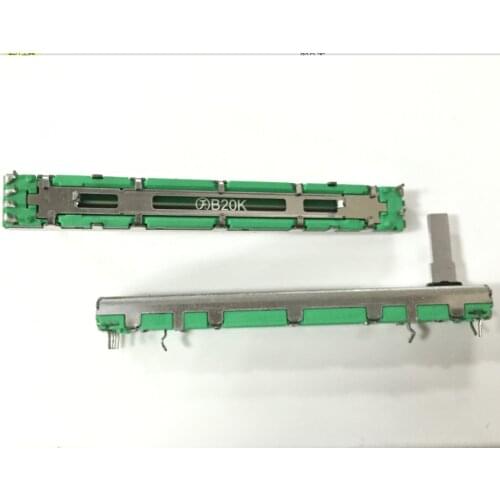 7.5 cm Slide potentiometer double B20K axis length 15MM mixer fader potentiometer free shippping