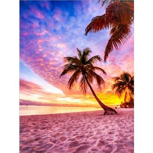 ARMYQZ 5D Diamond Painting Full Drill Square Landscape DIY Diamond Art Embroidery Cross Stitch Tree Secenery Home Decor