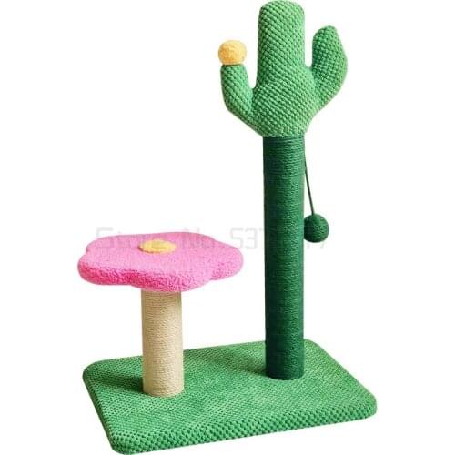 Flower Cactus Cat Climbing Frame Cat Nest Cat Tree House Cat Toy Pet Products Furniture Shelves