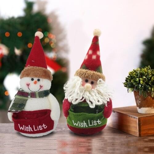Santa Claus Christmas Doll On The Shelf Merry Christmas Decorations for Home Elk Xmas Tree Ornaments Decor 2021 Navidad Gifts