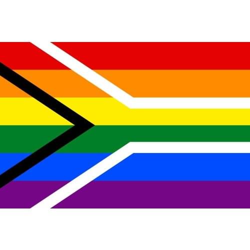 90x150cm Gay Pride Flag of South Africa