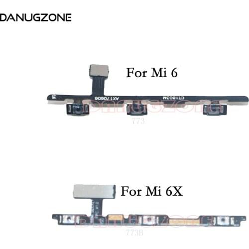 Power Button Switch Volume Button Mute On / Off Flex Cable For Xiaomi Mi 6 / Mi 6X