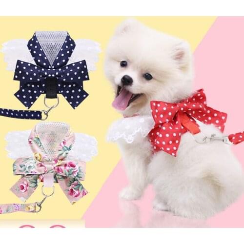 IVYYE 263333 Fashion Anime Dog Collars Harnesses Leads Cartoon Pet Products Cat Dogs Clothing Summer Gifts