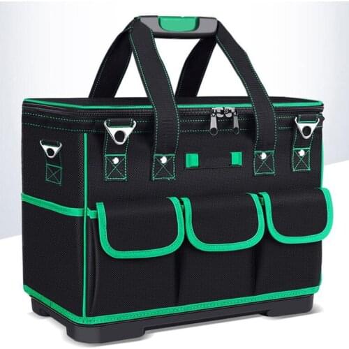 Multifunctional Tool Bag Size 16 18 20 23 Oxford Cloth Wide Mouth Electrician Special Tool Bag Waterproof Portable Tool Bag