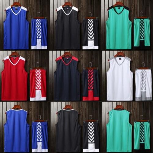 Men women Basketball Jerseys Suit blank College Mens Basketball Uniforms Sports clothing Custom Basketball Shirts Shorts Set