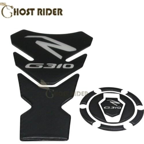 Motorcycle Real Tank Pad Gas Fuel Sticker Moto Decal Emblem Protector FOR BMW G310R G310GS G310 R G310 GS Sticker Decal