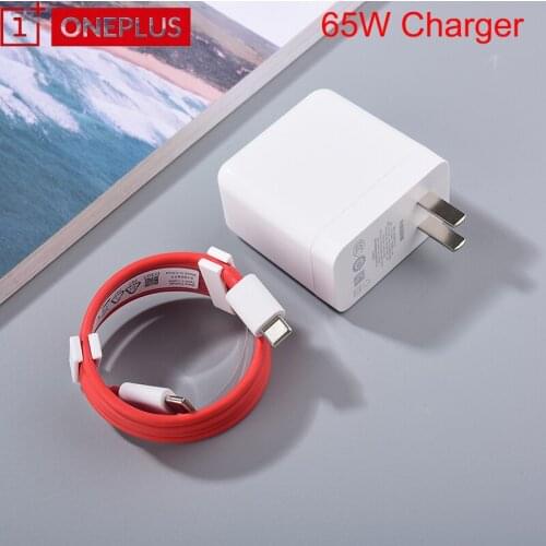 Oneplus Original 65W Warp Charger US Fast Charging Power Adapter Type C To Usb C Cable For One Plus 1+ 9 Pro 9R 8 8T 7 Nord N100