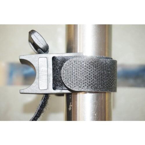 Rubber Nylon Fishing Rod Pole tube light Mount Storage Clips Clamps Holder Diy