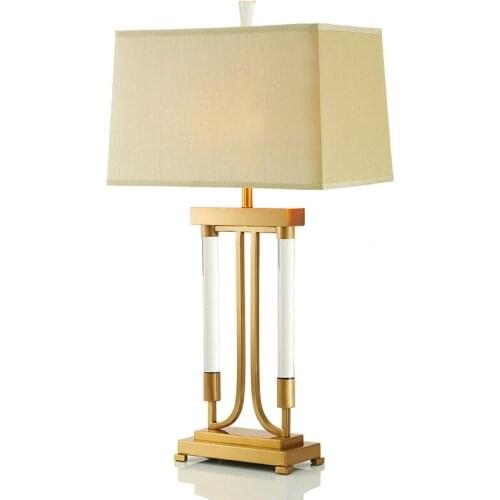Modern led glass deco maison table lamps for bedroom dining room lamp