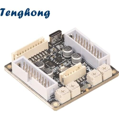 Tenghong ADAU1701 2.1 DSP Audio Preamplifier Processor Board Pre-stage Tone Adjustment Volume Control 2 Way Frequency Preamp DIY