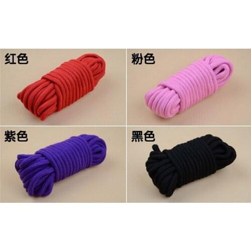 2016 SM products,sex toys,Taste of cotton rope bondage black pink purple cotton rope bold cotton rope toy