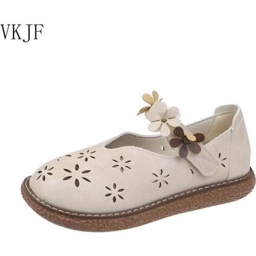 Retro Style Shoes Platform Shoes Big Head Doll Shoes Summer Mori Comfortable Womens Shoes Artistic Single Shoes