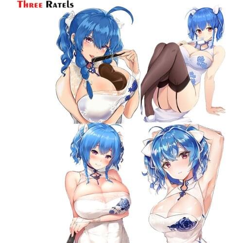 Three Ratels F463 St. Louis Waifu Uniform Sexy Girl Azur Lane Anime Game Sticker For Car Laptop Bicycle Guitar Skateboard