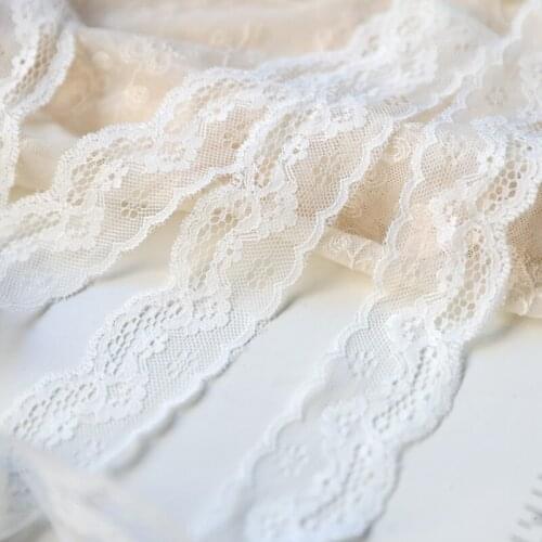 10meter/lot 3.1cm Wide Wave Shape Lace-edge Clothing Decoration Lace Trim Handmade Underwear Hide Trim Accessory X732