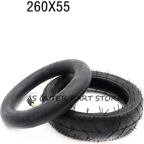 260x55 inner and Outer tyre fit for Children tricycle, baby trolley, folding baby cart, electric scooter, childrens bicycle