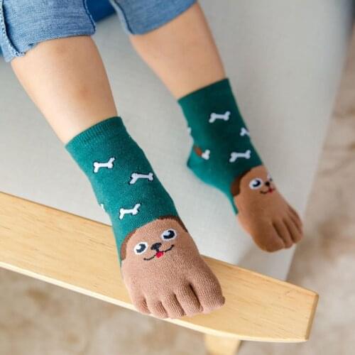 3# Baby Girls Clothes Kids Girls Boy Cartoon Animal Five Anti Slip Cotton Socks Baby Accessories Baby Socks Для Новорожденных