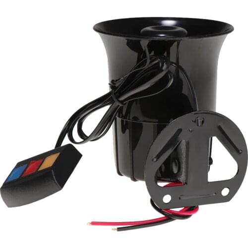 30W 12V Motorcycle Car Loud Horn 110dB Siren Sound Speaker Alarm 3 Sound