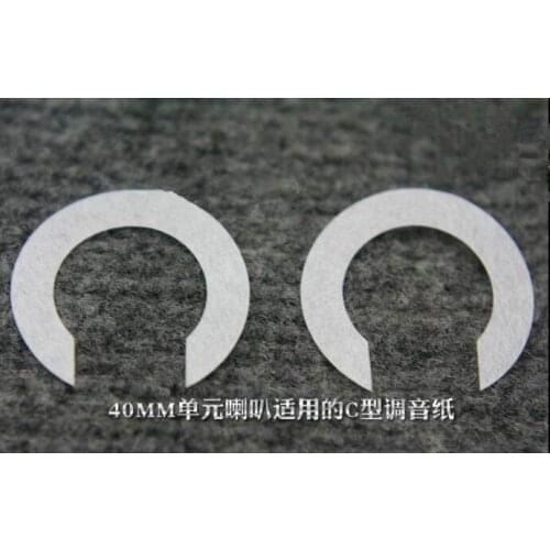 40mm mixer paper Tuning Cotton headset unit dedicated C type