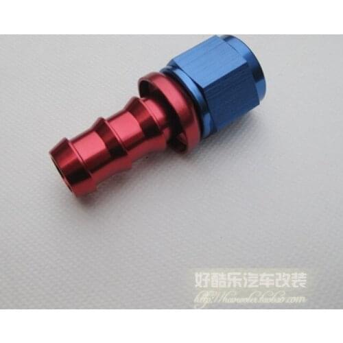 AN6 Straight high quality aluminum push-on hose ends, oilcooler hose end fittings