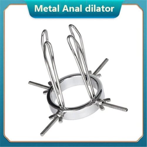 304 Stainless Steel Anal Dilator Butt Plug Anus Vagina Dilatador Expansion Toys Adult Sex Toys For Men Woman Erotic Products +18