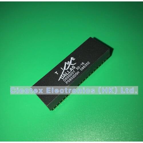 DS5000T32-16+ DIP40 DS5000T 32-16 IC MCU 8BIT 32KB NVSRAM 40EDIP DS5000 T32-16 DS5000T-32-16 DS5000T3216
